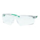 Schutzbrille 506 UP EN 166,EN 170 Bügel weiß grün,Scheiben klar PC UNIVET-1
