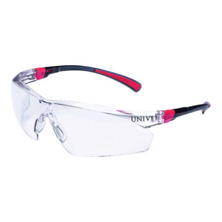 Schutzbrille 506 UP EN 166,EN 170 Bügel weiß grün,Scheiben klar PC UNIVET