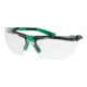 Schutzbrille 5X1030000 EN 166,EN 170 FT KN Bügel dunkelgrau/grün,Scheibe klar-1