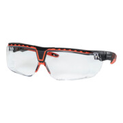 Schutzbrille Avatar OTG Kat.2 Bügel schwarz/rot,Scheibe klar PC HONEYWELL-1
