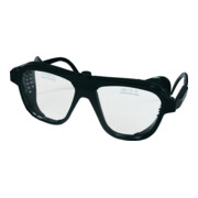 Schutzbrille klar Verbundglas splitterfrei schw. Glasgröße 62x52mm EN166