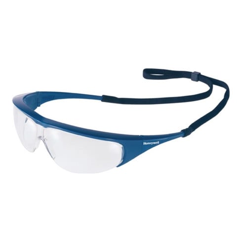 Schutzbrille Millennia EN 166-1FT Bügel blau,Scheibe klar PC HONEYWELL