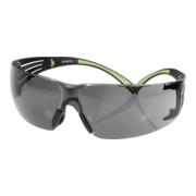 Schutzbrille SecureFit-SF400 EN 166,EN 170 Buegel schwarz gruen,Scheiben grau PC