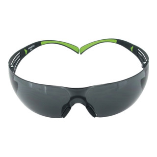 Schutzbrille SecureFit-SF400 EN 166,EN 170 Buegel schwarz gruen,Scheiben grau PC