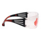 Schutzbrille SecureFit™-SF400 EN 166-1FT Bügel rot-grau,Scheibe klar PC 3M-1