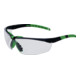 Schutzbrille Sprinter EN 166 EN 170 Bügel schwarz/grün,Scheibe klar PC PRO FIT-1
