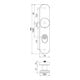 Schutzgarnitur Logo 8745/0772 VA EST 72mm 35-45mm EDI-5