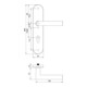 Schutzgarnitur Logo 8745/9203 VA EST 92mm 65-75mm EDI-2