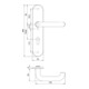 Schutzgarnitur Logo 8755/0292 VA EST 92mm 65-75mm EDI-2