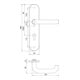 Schutzgarnitur Logo 8755/0772 Alu.F1 72mm 35-45mm EDI-4