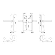 Schutzgarnitur Mar.E1138Z/3331/3310 VA F69 72mm 41-46mm-2