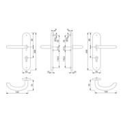 Schutzgarnitur Mar.E1138Z/3331/3310 VA F69 72mm 41-46mm-4