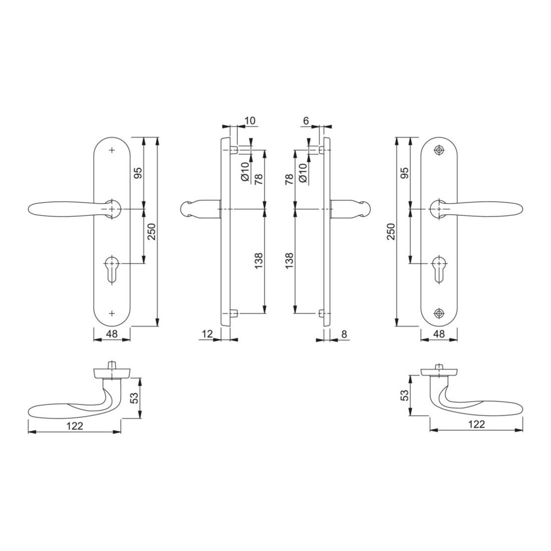 Schutzgarnitur Pisa M151/361A/360 MS F77-R 72mm 37-42mm