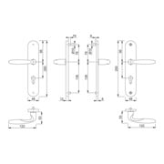 Schutzgarnitur Pisa M151/361A/360 MS F77-R 72mm 37-42mm-4