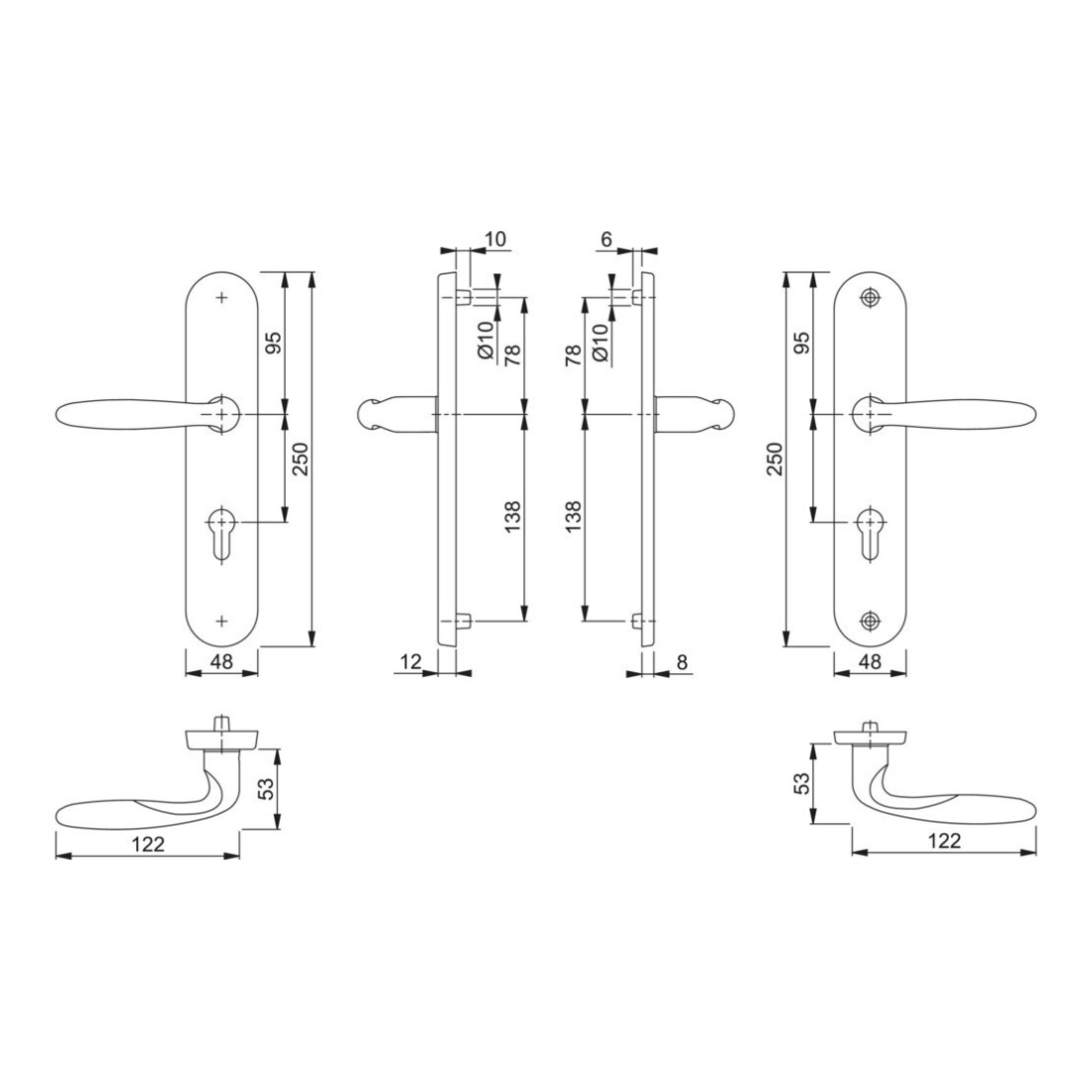 Schutzgarnitur Pisa M151/361A/360 MS F77-R 72mm 37-42mm