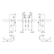 Schutzgarnitur San Fran.E1301Z/3331/3310 VA F69 92mm 67-72mm-4