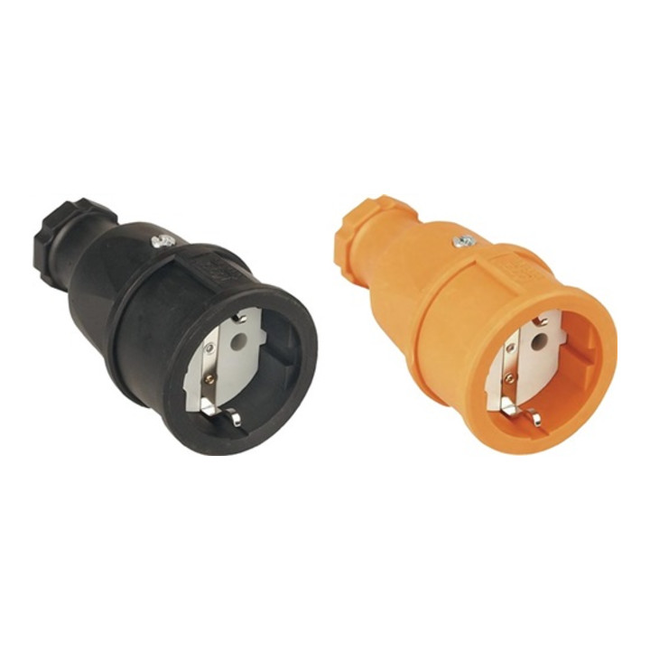 Schutzkontaktkupplung 10-/16 A 250 V orange IP20 Gum.