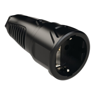 Schutzkontaktkupplung 10-/16 A 250 V schwarz IP20 VG