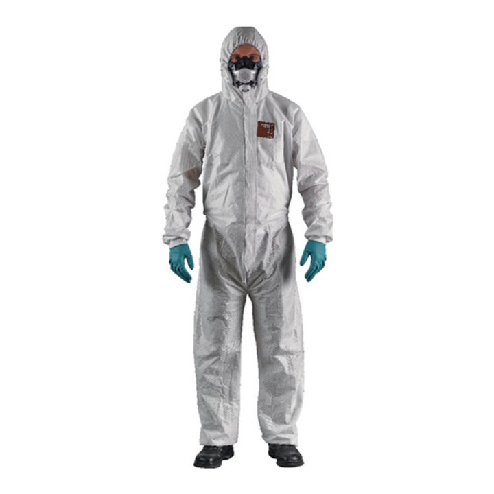 Schutzoverall AlphaTec® 1600 Plus Gr.XXXL weiß PSA III MICROGARD