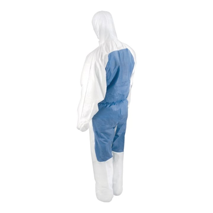 Schutzoverall CoverStar Plus® weiß/rot