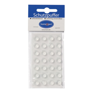 Schutzpuffer Clear 10mm Ku.transp.Koni selbstkl.