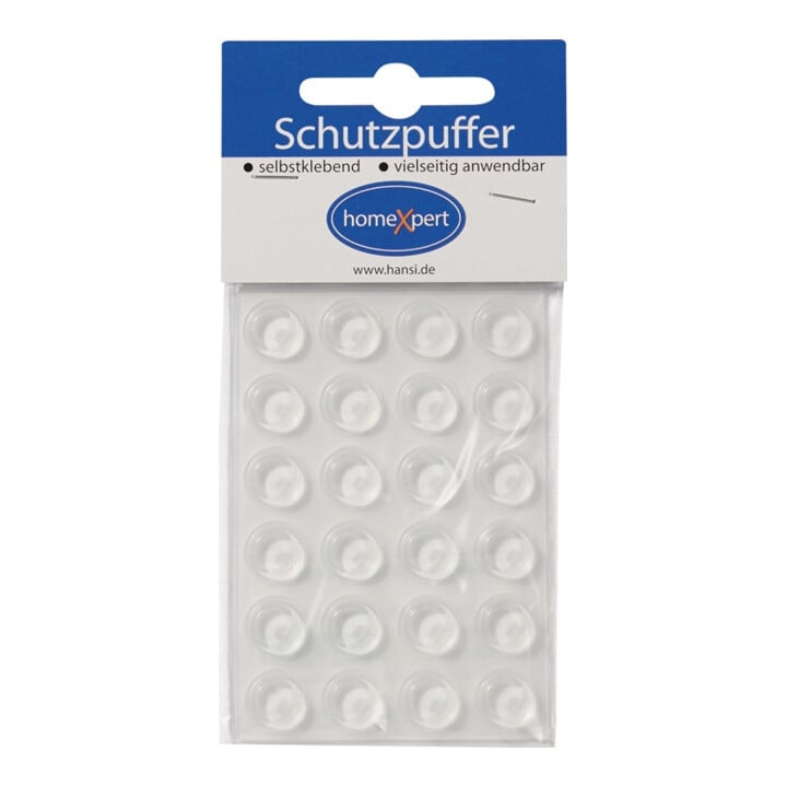 Schutzpuffer Clear 12,7mm Ku.transp.Koni selbstkl.