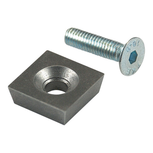 SCHWAN HM Ersatzwendeplatten 16x16mm m. Schrauben