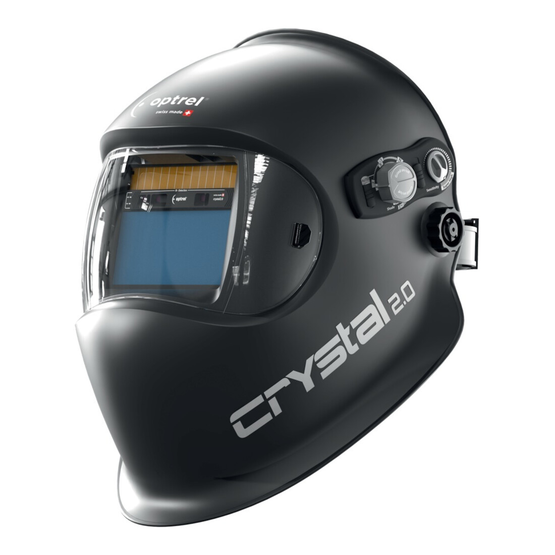 Schweißerschutzhelm crystal2.0 Stand.50x100mm EN166,EN175,EN379 OPTREL