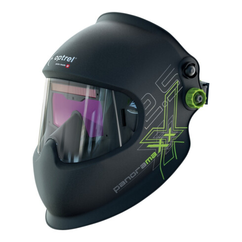 Schweißerschutzhelm panoramaxx schwarz 180x120mm DIN 5-12 OPTREL