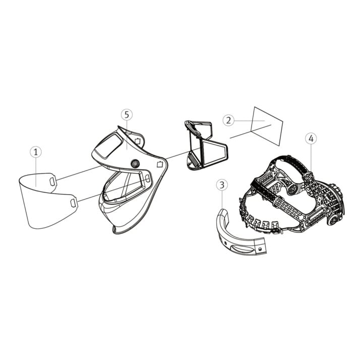 schweisskraft Automatik-Schweißschutzhelm VarioProtect PANORAMA-W DIGITAL TC