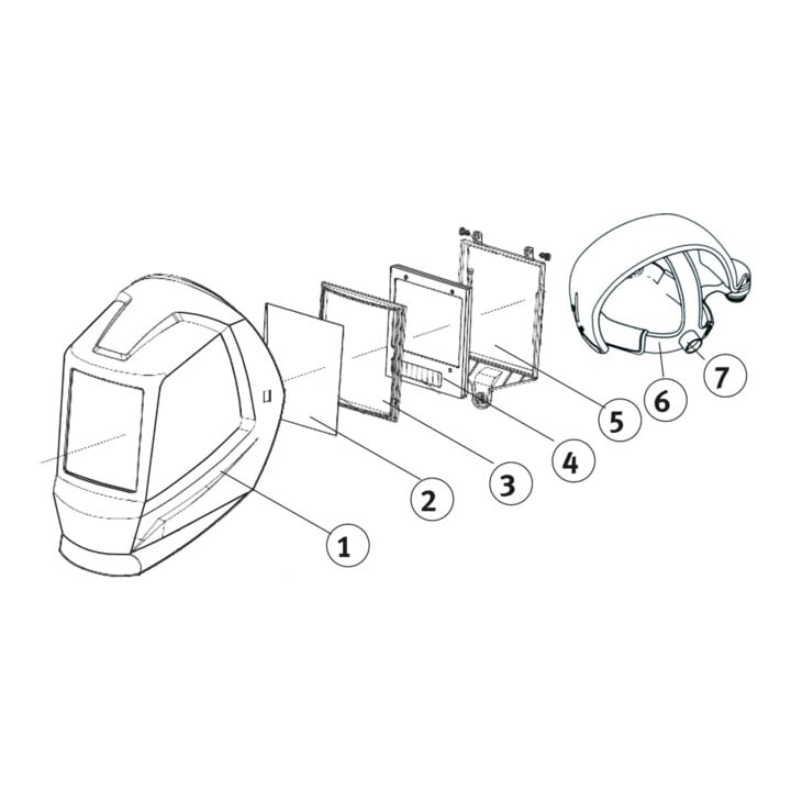 schweisskraft Automatik-Schweißschutzhelm VarioProtect XXL-W TC AIR