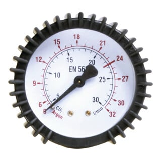schweisskraft Durchflussmanometer SK Ø 63 mm 0-30 l/min