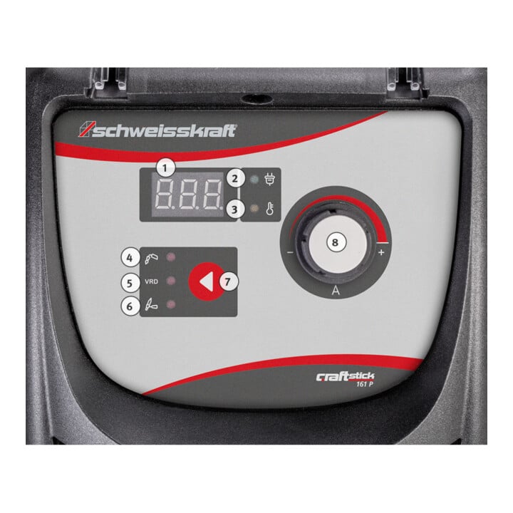 schweisskraft Elektrodeninverter CRAFT-STICK 161P Aktions-Set