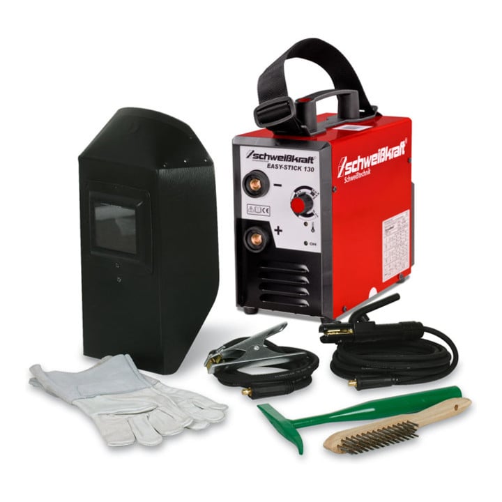 Schweißkraft Elektrodeninverter EASY-STICK 130 Aktions-SET