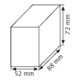 schweisskraft Kohleblock 88 x 72 x 52 mm