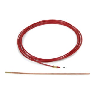 schweisskraft Kombi-Teflonseele 1,0-1,2 mm rot 4,5 m
