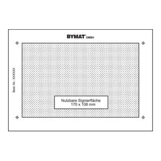 schweisskraft Langzeitschablone 1/2 DIN A4 257 x 85mm ungerahmt
