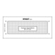 schweisskraft Langzeitschablone 1/2 DIN A7 85 x 27 mm ungerahmt