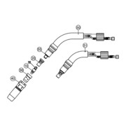 Schweißkraft Schweißbrenner 9W D/4 m, langer Hals-3