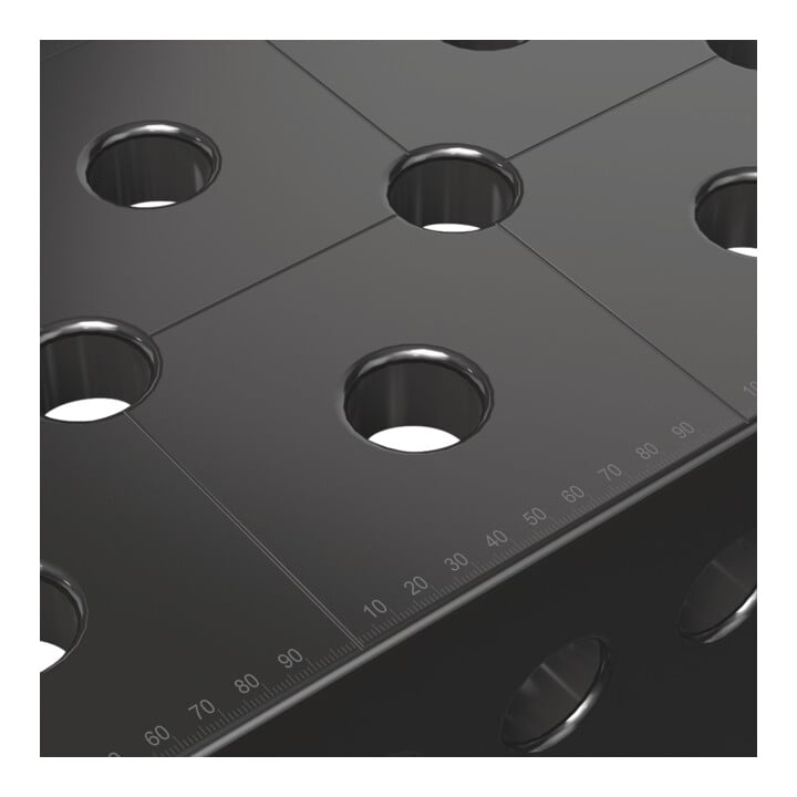 schweisskraft Schweißtisch Professional Extreme 8.7 2000 x 2000 x 200 mm plasmanitriert Diagonalraster