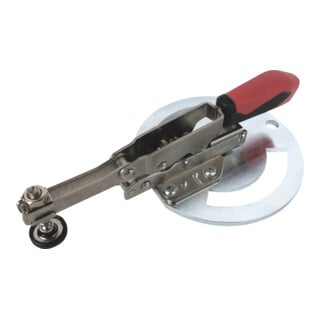 schweisskraft Senkrechtspanner mit runder Adapterplatte Länge 173 mm Spannbereich 0 - 35 mm