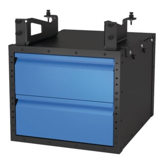 schweisskraft Sub Table Box abschließbar mit zwei Schubladen für System 22