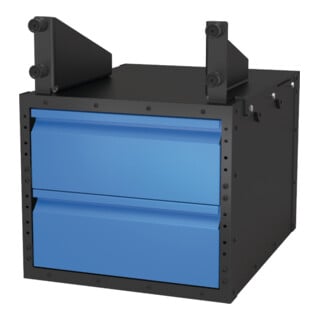 schweisskraft Sub Table Box abschließbar mit zwei Schubladen System 28
