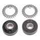 schweisskraft Vorschubrollenpaar mit Zahnkranz 0,6 mm Massivdraht