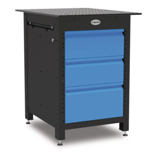 Schweisskraft Werkbank Workstation 0806 geschlossen inkl. 3 Schubladen