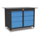 schweisskraft Werkbank Workstation 1208 geschlossen inklusive 6 Schubladen