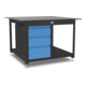 schweisskraft Werkbank Workstation 1212 geschlossen inklusive 3 Schubladen