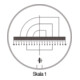 Schweizer Messskala Tech-Line Skala-D.25/2,5mm Duo-Skala 1-Standard-1