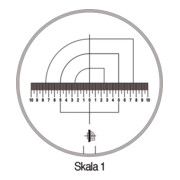 Schweizer Messskala Tech-Line Skala-D.25/2,5mm Duo-Skala 1-Standard