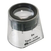 Schweizer Standlupe Tech-Line Vergr. 8x Vario Linsen-D.22,8mm-1